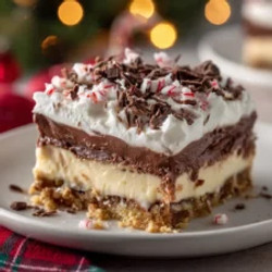 Chocolate Peppermint 4 Layer Dessert