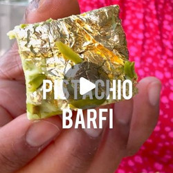 Easy Pistachio Barfi