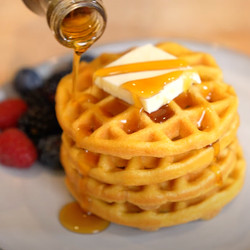 2 Ingredient Crispy Waffles