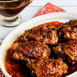 Filipino Chicken Adobo (cooked In Soy Sauce And Vinegar)