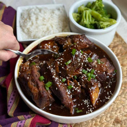 Slow Cooker Teriyaki Pork Ribs