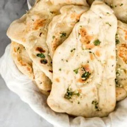 Small Batch Garlic Naan Bread