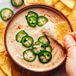 Creamy Vegan White Bean Queso