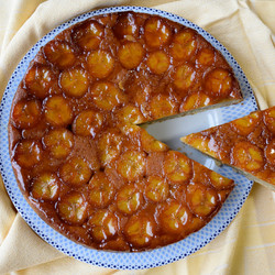 Upside Down Banana Cake