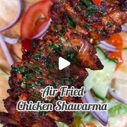 Air Fried Chicken Shawarma