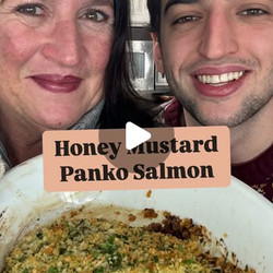 Honey Mustard Panko Salmon
