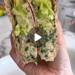 Butter Bean "tuna" Sandwich
