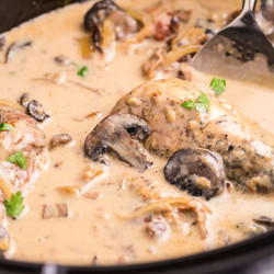 Slow Cooker Chicken Marsala