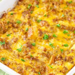 Overnight Sausage And Egg Breakfast Casserole