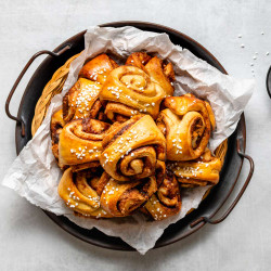 Finnish Cinnamon Pastries (korvapuusti)