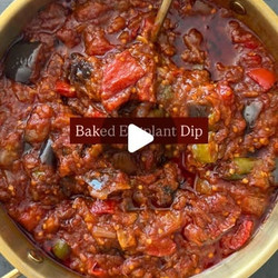 Oven Baked Eggplant Dip