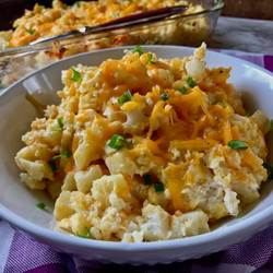 Skinny Cheesy Potatoes