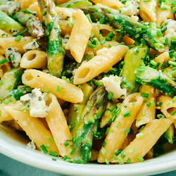 Pasta Met Asperges En Roquefort