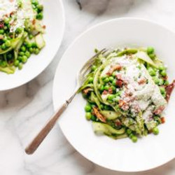 Pesto Asparagus Noodles