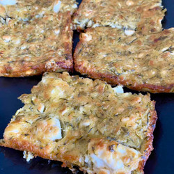 Crustless Zucchini Feta Pie (batzina)