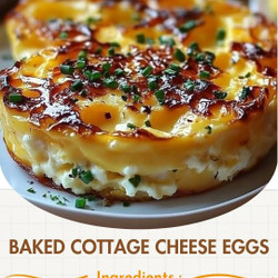 Baked Cottage Cheese Eggs With Turkey Bacon