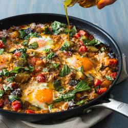 Ratatouille with Eggs