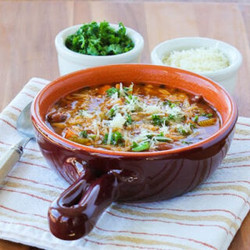 Slow Cooker Pasta E Fagioli Soup