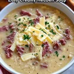 Easy Creamy Reuben Soup