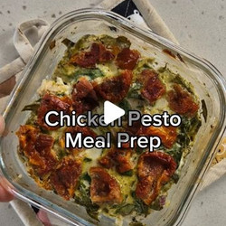 Chicken Pesto Meal Prep