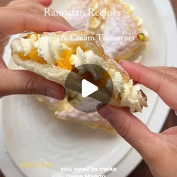 Mango &amp; Cream Turnovers