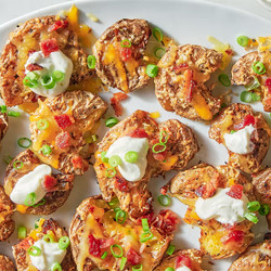 Loaded Smashed Potatoes