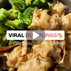 High Protein Chicken Dumplings