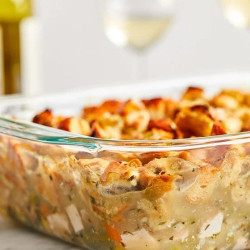 Turkey Pot Pie With Stuffing Crust