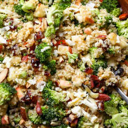 Broccoli-cheddar Quinoa Salad