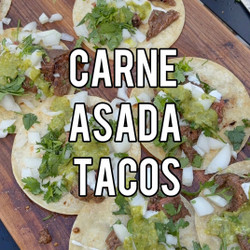 Carne Asada Tacos With Creamy Salsa Verde