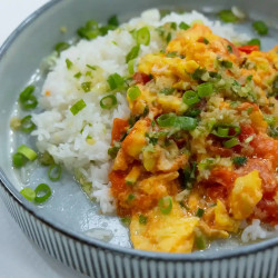 Chinese Stir Fried Tomatoes And Eggs