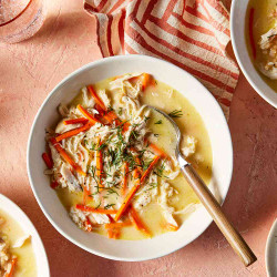 Lemony Chicken &amp; Rice Soup