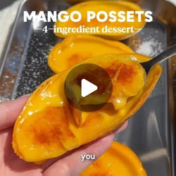 Mango posset