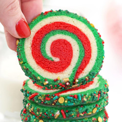 Christmas Pinwheel Cookies