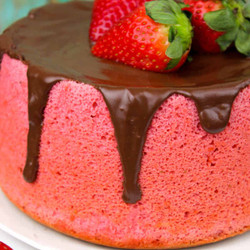 Strawberry Chiffon Cake