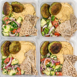 Falafel And Hummus Box Meal Prep