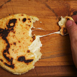 Cheese-stuffed Colombian-style Arepas Recipe