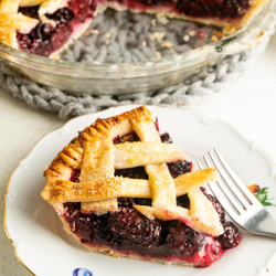 Old Fashioned Blackberry Pie (fresh Or Frozen Berries)