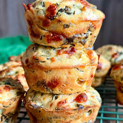 Lazy Spanakopita Muffins easy baking brunch