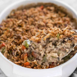 Wild Rice And Vegetable Casserole