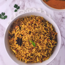 Kuska Rice Recipe (plain Biryani)