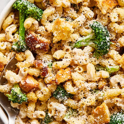 Broccoli Caesar Pasta Salad
