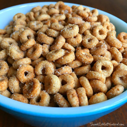 Mini Doughnut Hot Buttered Cheerios