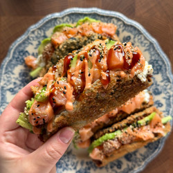 Crispy Sashimi Taco Sushi