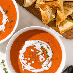 Sheet Pan Tomato Soup
