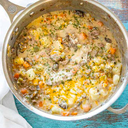 One Pot Ground Beef And Potatoes