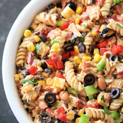 Southwest Chicken Pasta Salad Recipe