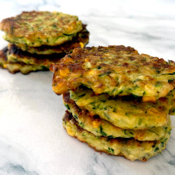 Sourdough Zucchini Fritters
