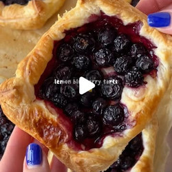 Lemon Blueberry Tarts