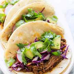 Slow Cooker Mexican Pulled Pork Tacos